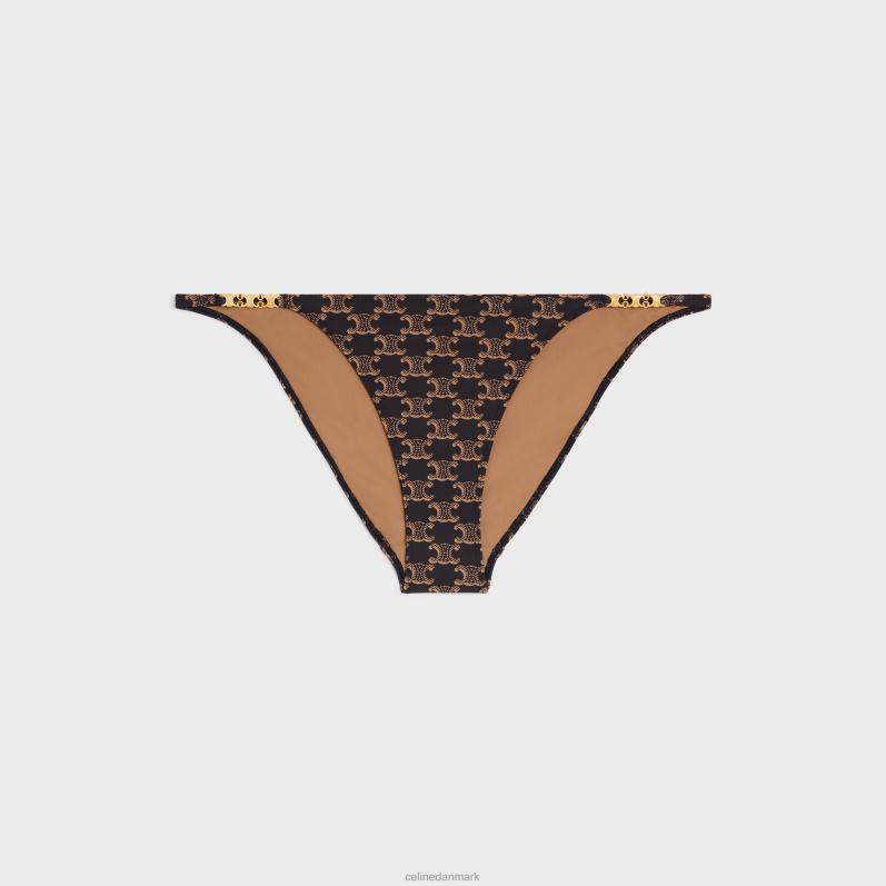 CELINE Kvinder badedragt underdel i monogram jersey F44FV903 beklædning toffee/brun