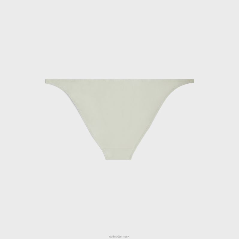 CELINE Kvinder triomphe badedragtsunderdel i mat jersey F44FV908 beklædning vert amande