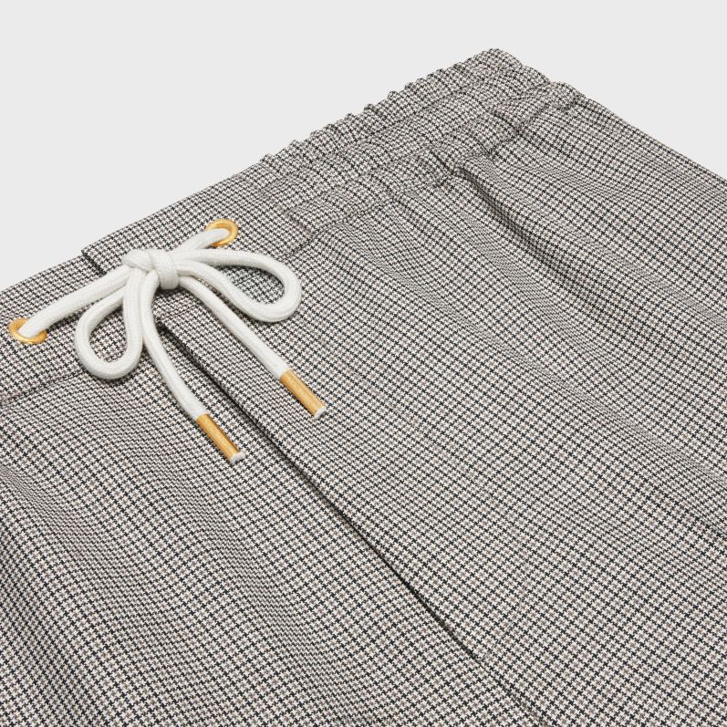 CELINE Kvinder cargobukser i uld F44FV880 beklædning craie/beige/noir