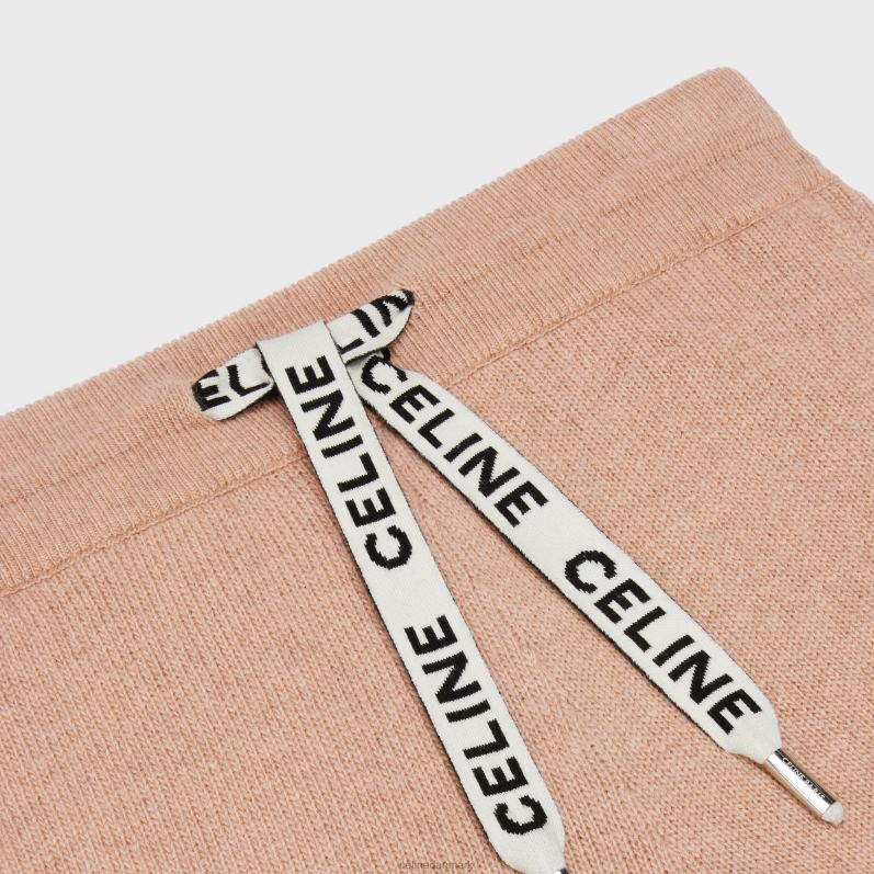 CELINE Kvinder træningsbukser i kashmiruld F44FV882 beklædning kamel