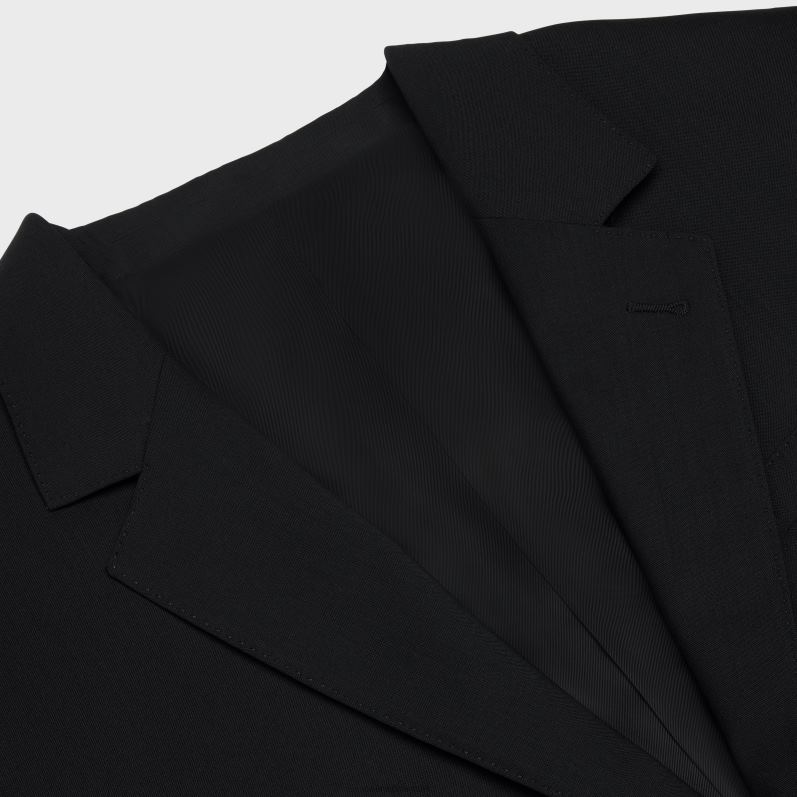 CELINE Kvinder judejakke i uldstof F44FV712 beklædning sort