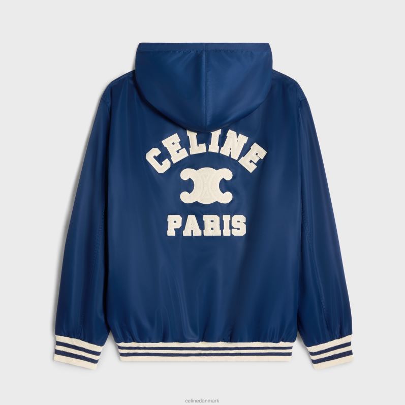 CELINE Kvinder paris hættebamsejakke i nylon F44FV667 beklædning flåde