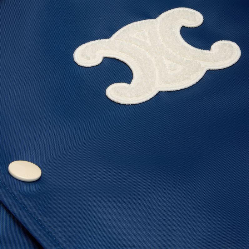 CELINE Kvinder paris hættebamsejakke i nylon F44FV667 beklædning flåde