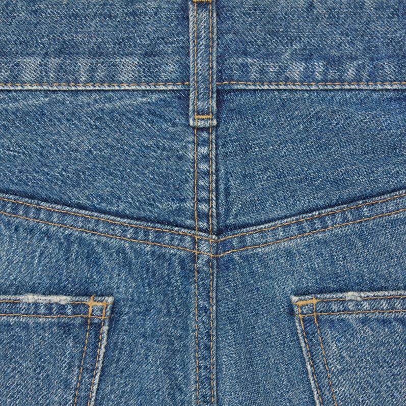 CELINE Kvinder dylan flared jeans med signatur i denim F44FV862 beklædning fagforeningsvask