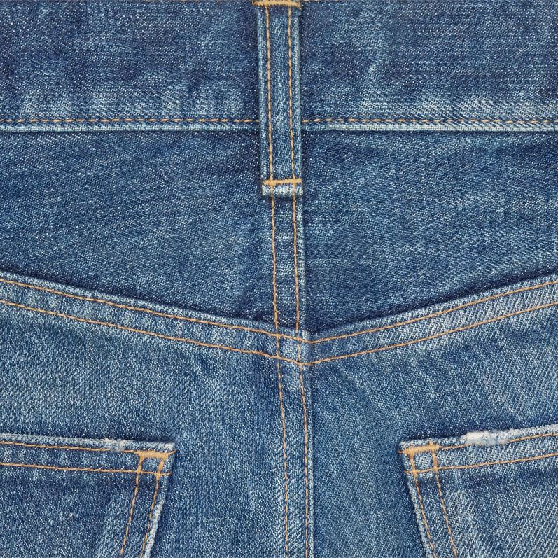 CELINE Kvinder flared jeans i denim twill F44FV864 beklædning mørk union vask