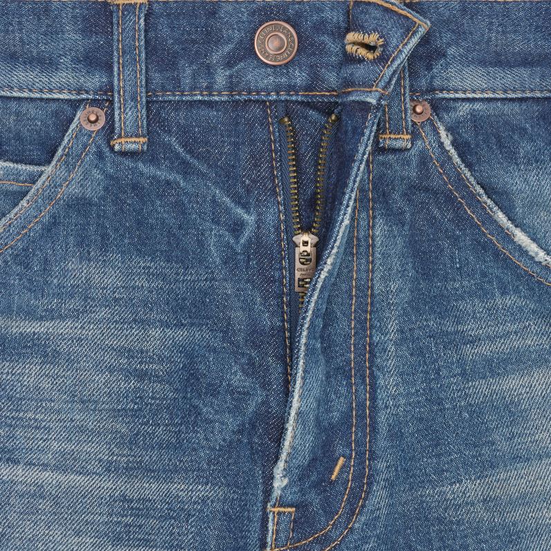 CELINE Kvinder flared jeans i denim twill F44FV864 beklædning mørk union vask