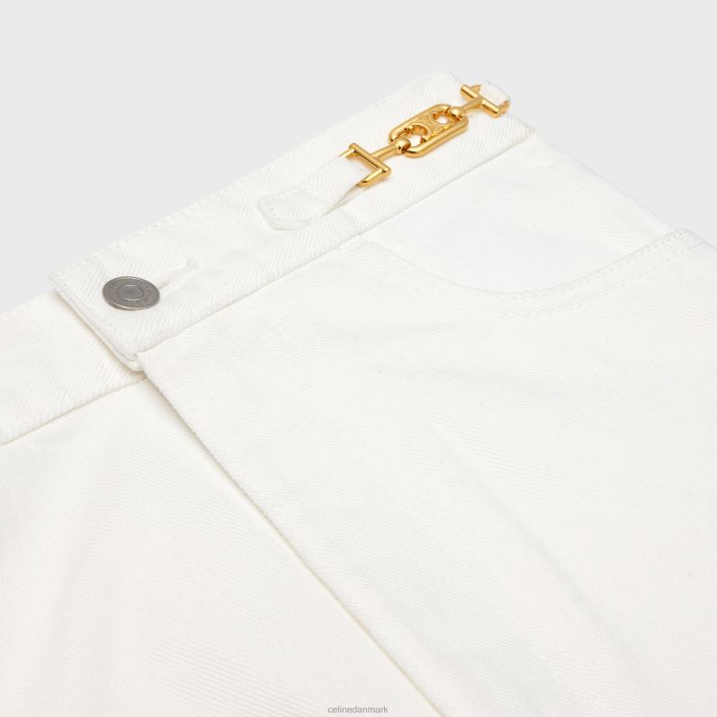 CELINE Kvinder jane flared jeans i denim F44FV856 beklædning optisk hvidvask