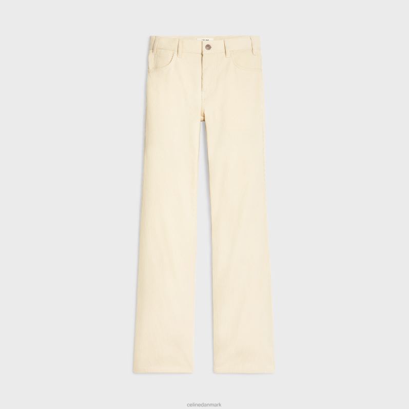 CELINE Kvinder jane flared jeans i fløjlsbukser F44FV855 beklædning rå vask