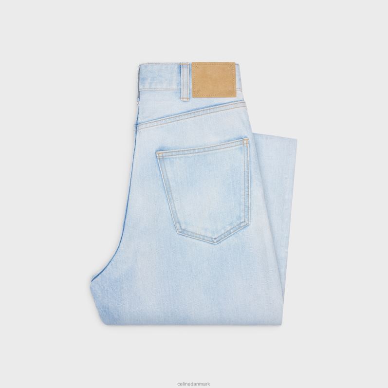 CELINE Kvinder margaret jeans i solbleget denim F44FV861 beklædning solbleget vask