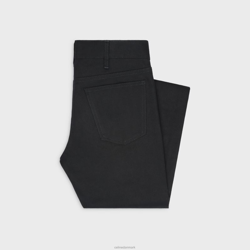 CELINE Kvinder neo skinny jeans i vask denim F44FV867 beklædning ren sort