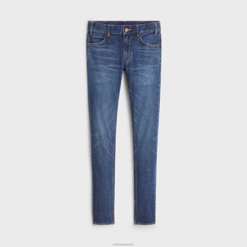 CELINE Kvinder skinny jeans i denim F44FV869 beklædning mørk union vask