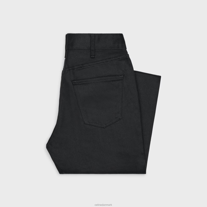 CELINE Kvinder tess jeans i vask denim F44FV865 beklædning ren sort