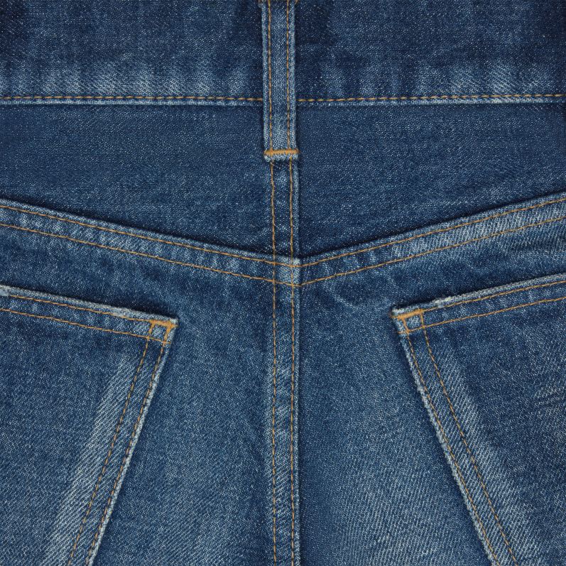 CELINE Kvinder mini shorts i denim F44FV591 beklædning mørk union vask