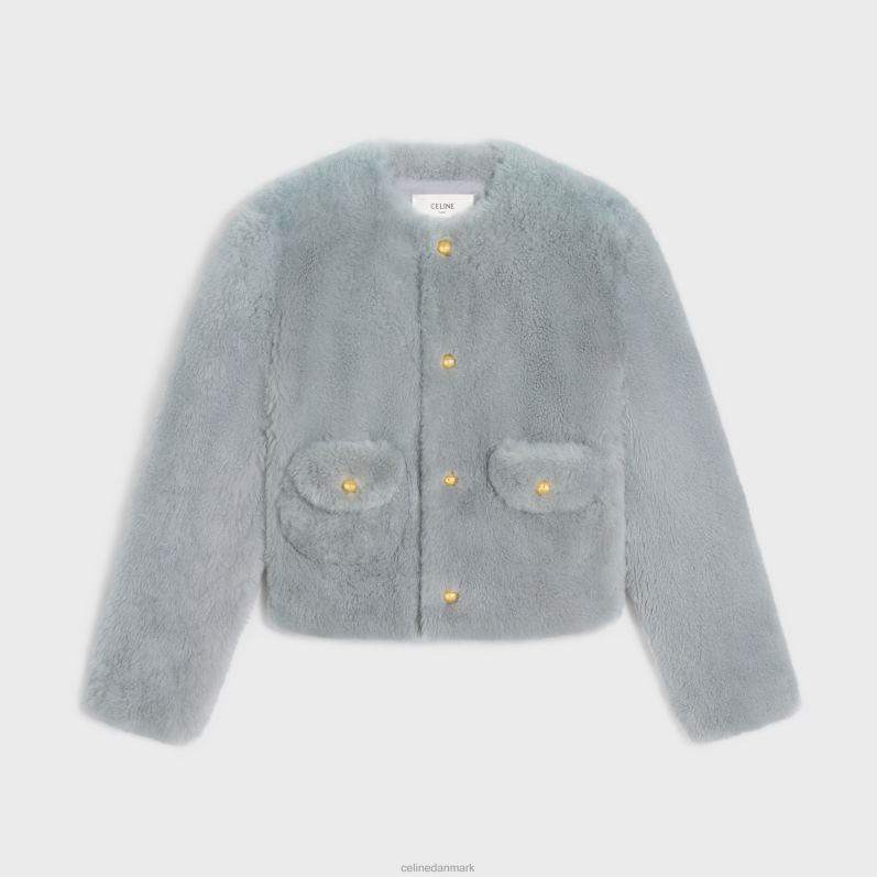 CELINE Kvinder cardigan i gedekashmir F44FV621 beklædning lysegrå