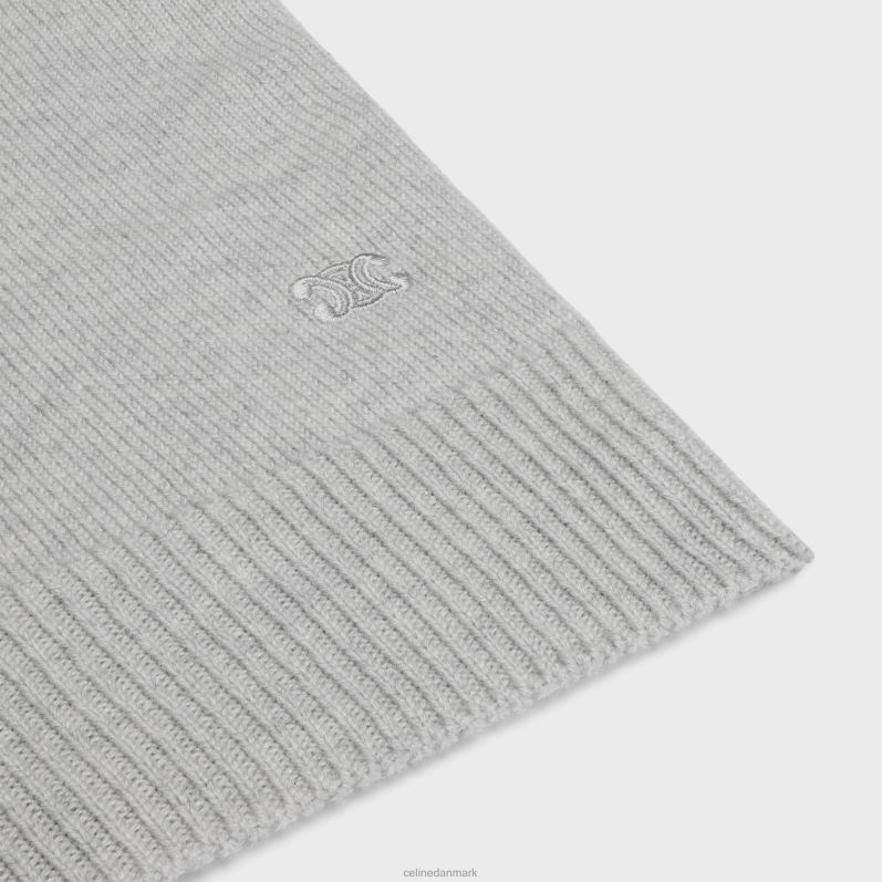 CELINE Kvinder triomphe cardigan i arv kashmir F44FV761 beklædning lysegrå