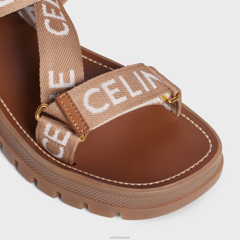 CELINE Kvinder leo strappy sandal i uld med 
