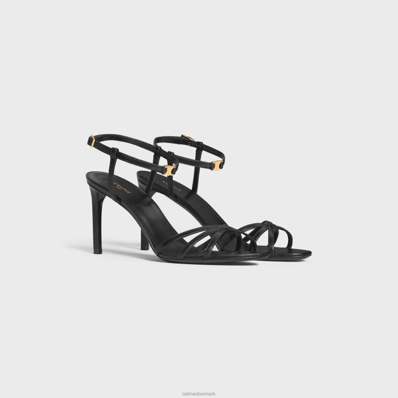 CELINE Kvinder soir sandal i lammeskind F44FV1007 fodtøj sort