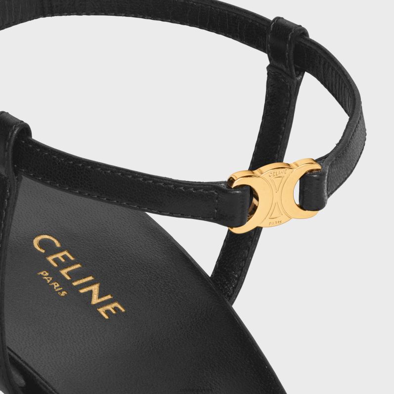 CELINE Kvinder soir sandal i lammeskind F44FV1007 fodtøj sort