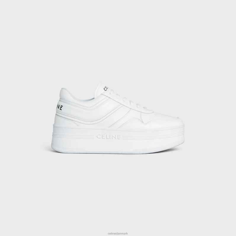 CELINE Kvinder bloksneakers med wedge ydersål i kalveskind F44FV1013 fodtøj optik hvid