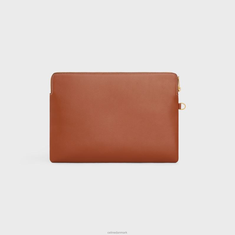 CELINE Kvinder lille pose med rem cuir triomf i glat kalveskind F44FV402 tilbehør tan