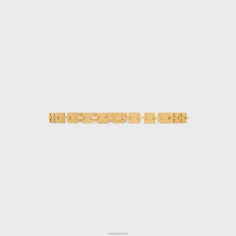 CELINE Kvinder firkantet kædebælte i messing F44FV1091 tilbehør guld