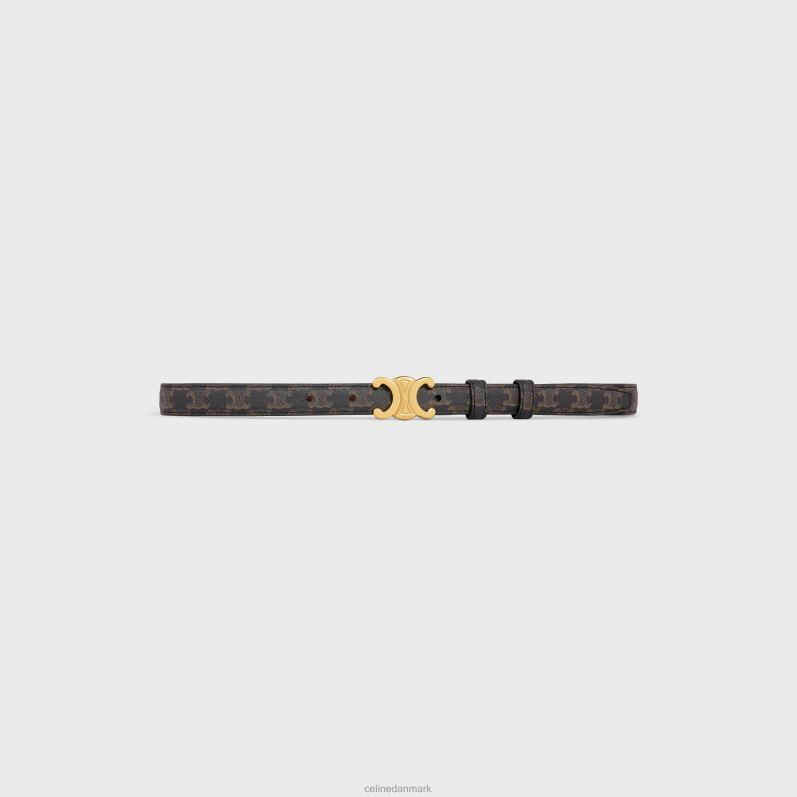 CELINE Kvinder lille triomfbælte i triomflærred F44FV1080 tilbehør tan