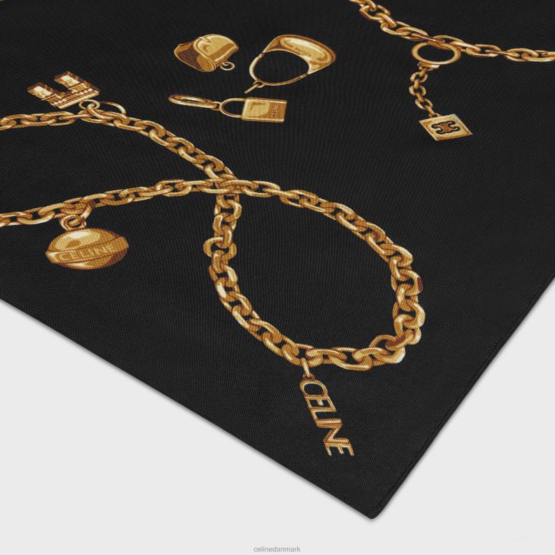 CELINE Kvinder bandana i silke twill F44FV1208 tilbehør sort