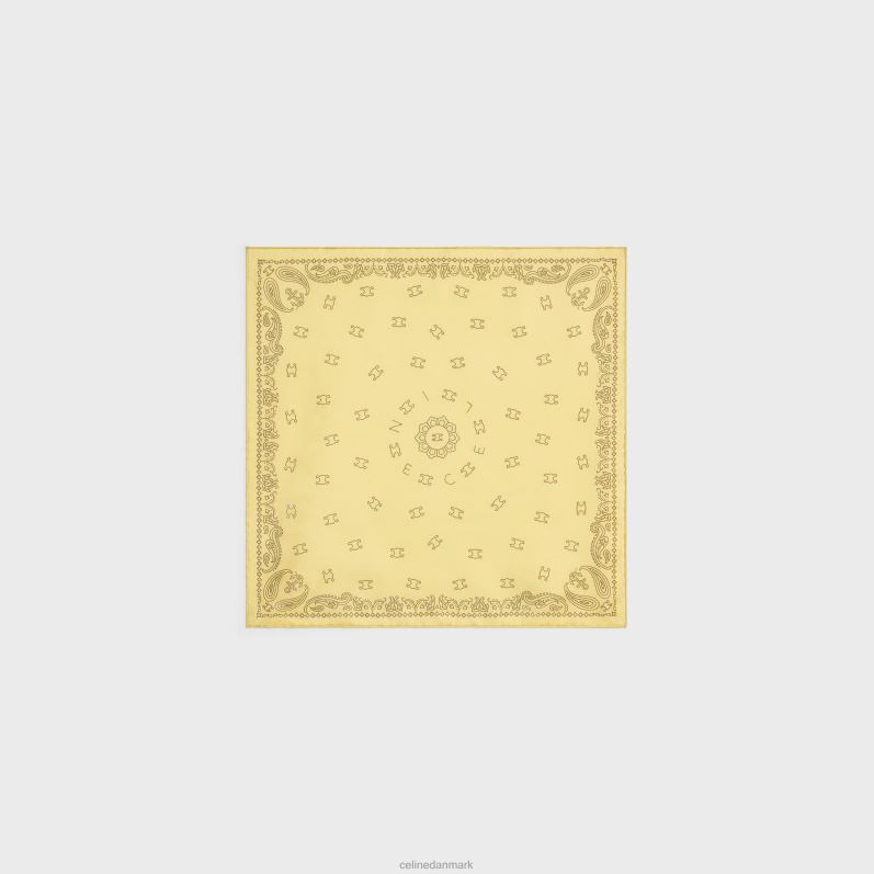 CELINE Kvinder bandana i silke twill F44FV1214 tilbehør paille/ecorce