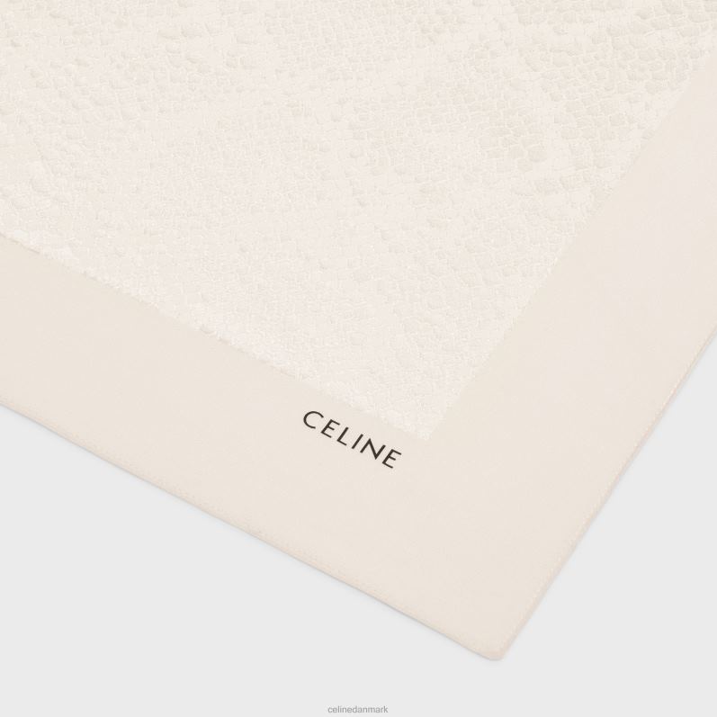 CELINE Mænd bandana i silkejacquard F44FV2264 tilbehør vanilje