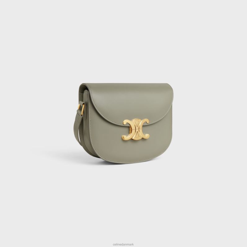 CELINE Kvinder besace clea i skinnende kalveskind F44FV173 tilbehør grønt ler