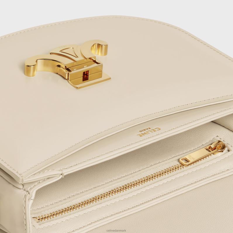 CELINE Kvinder besace clea i skinnende kalveskind F44FV174 tilbehør pampa