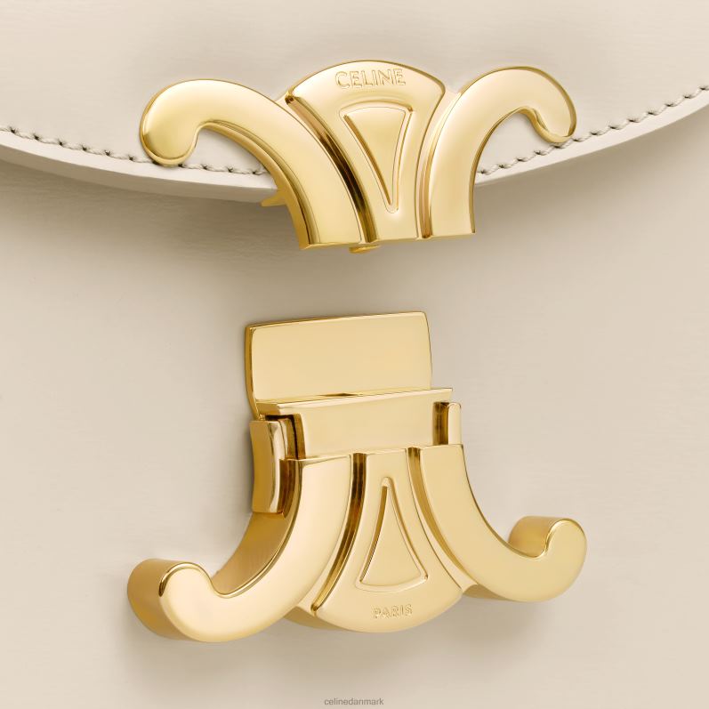 CELINE Kvinder besace clea i skinnende kalveskind F44FV174 tilbehør pampa