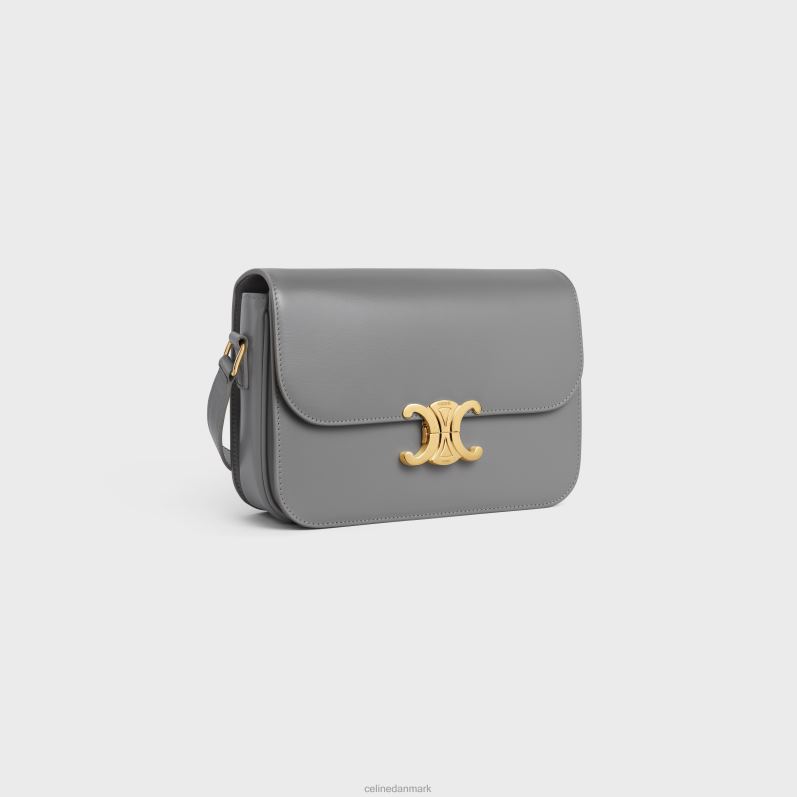 CELINE Kvinder classique triomftaske i skinnende kalveskind F44FV43 tilbehør zink