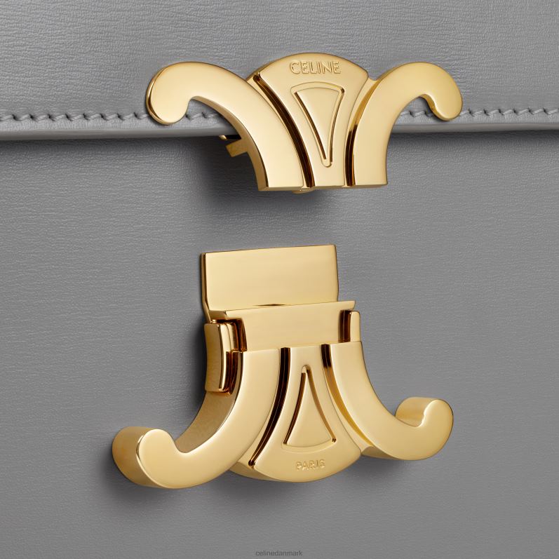 CELINE Kvinder classique triomftaske i skinnende kalveskind F44FV43 tilbehør zink