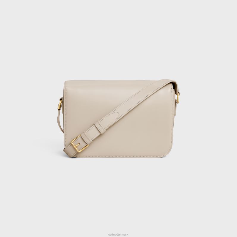 CELINE Kvinder classique triomftaske i skinnende kalveskind F44FV44 tilbehør lys sten