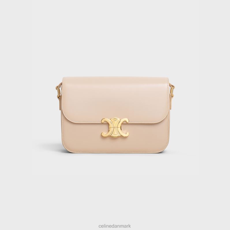 CELINE Kvinder classique triomftaske i skinnende kalveskind F44FV93 tilbehør nøgen