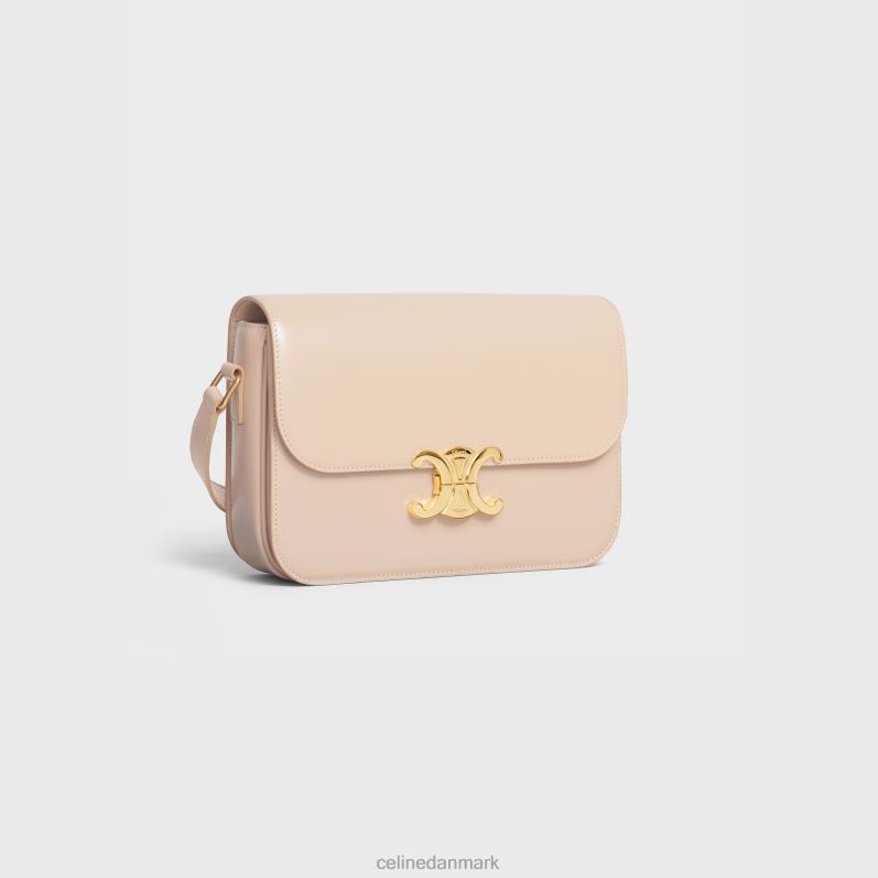 CELINE Kvinder classique triomftaske i skinnende kalveskind F44FV93 tilbehør nøgen