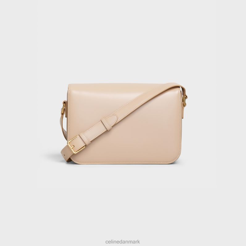 CELINE Kvinder classique triomftaske i skinnende kalveskind F44FV93 tilbehør nøgen