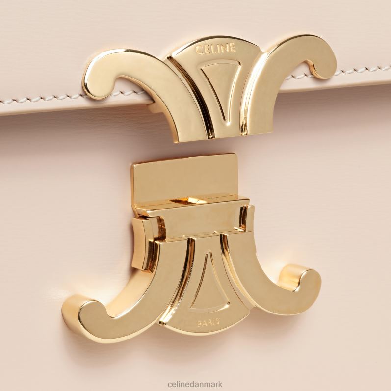 CELINE Kvinder classique triomftaske i skinnende kalveskind F44FV93 tilbehør nøgen