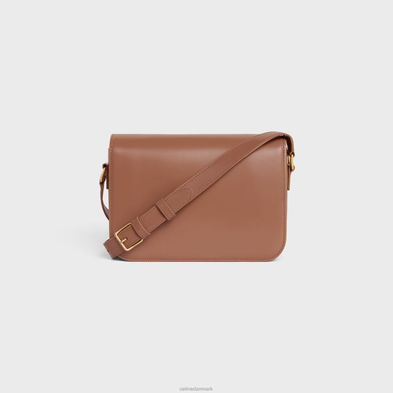 CELINE Kvinder classique triomftaske i skinnende kalveskind F44FV96 tilbehør bronze