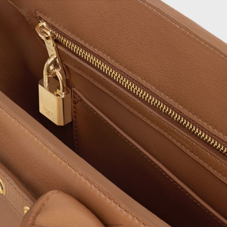 CELINE Kvinder conti taske i smidigt kalveskind F44FV164 tilbehør bronze