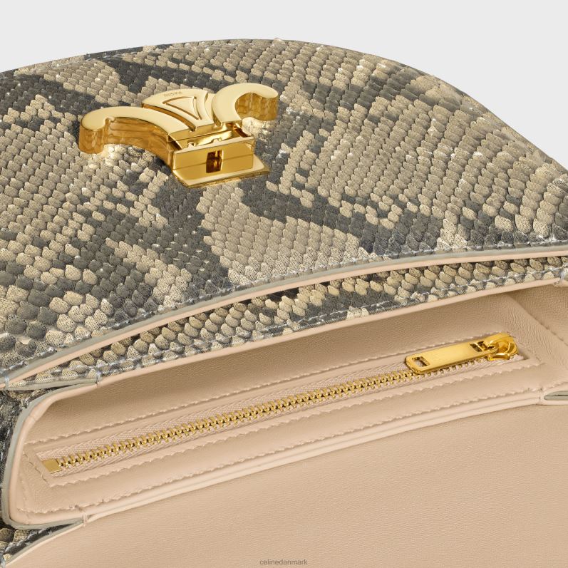 CELINE Kvinder kæde besace clea i perlepython F44FV37 tilbehør naturlig