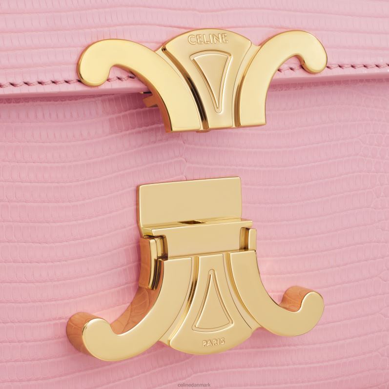 CELINE Kvinder kæde skuldertaske claude i firben F44FV50 tilbehør Rose