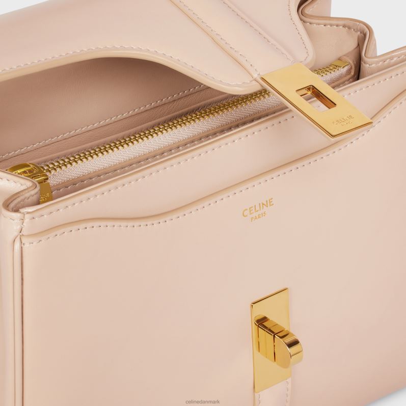 CELINE Kvinder lille 16 taske i satineret kalveskind F44FV126 tilbehør nøgen