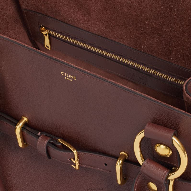 CELINE Kvinder medium anita taske i smidigt kalveskind F44FV274 tilbehør kastanje