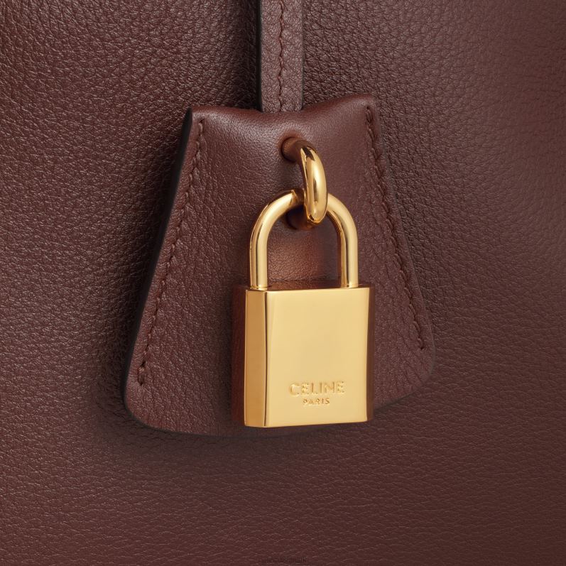 CELINE Kvinder medium anita taske i smidigt kalveskind F44FV274 tilbehør kastanje