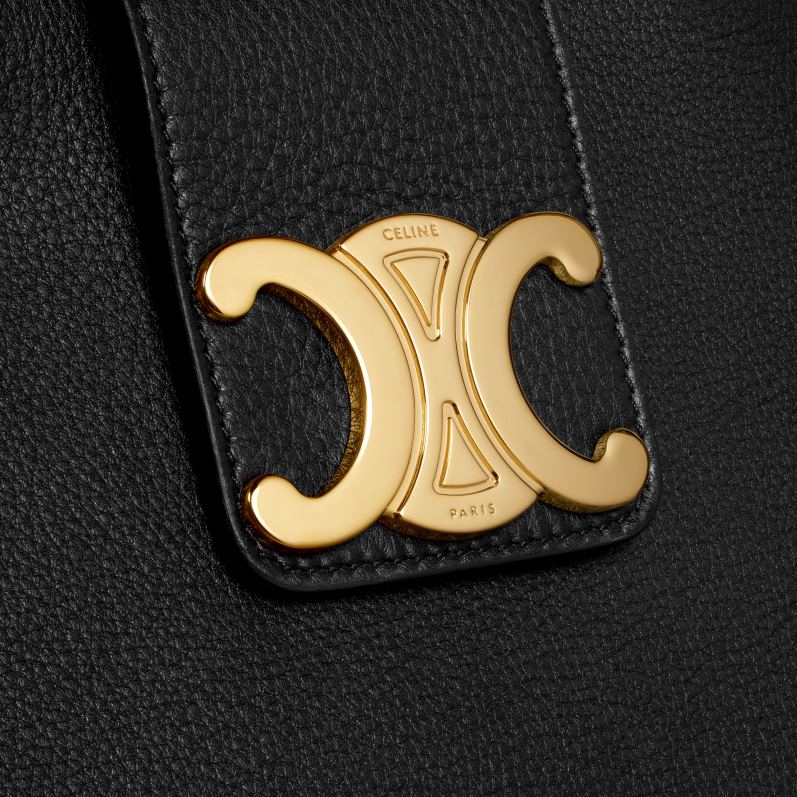 CELINE Kvinder medium appolinpose i smidigt kalveskind F44FV72 tilbehør sort