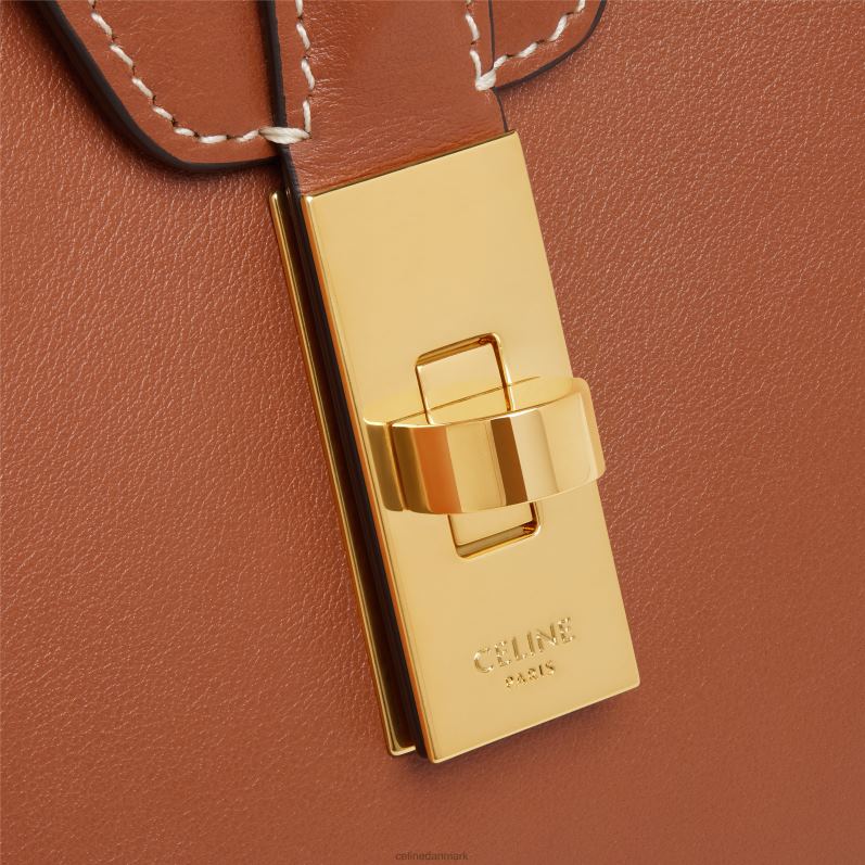 CELINE Kvinder medium blød 16 taske i glat kalveskind F44FV142 tilbehør tan