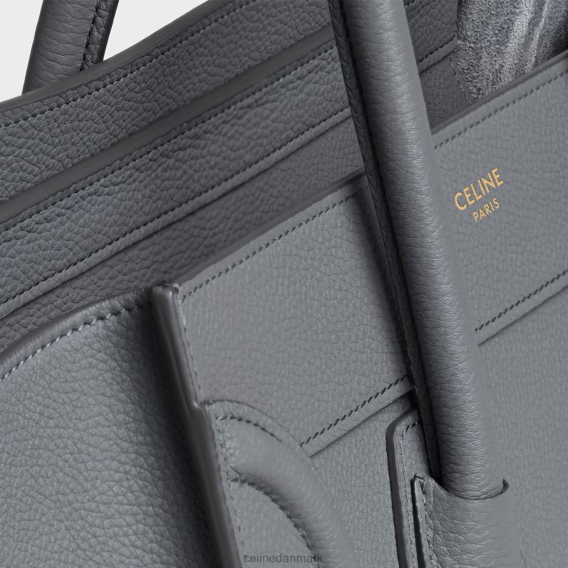 CELINE Kvinder mikrobagage håndtaske i babytromlet kalveskind F44FV302 tilbehør kohl