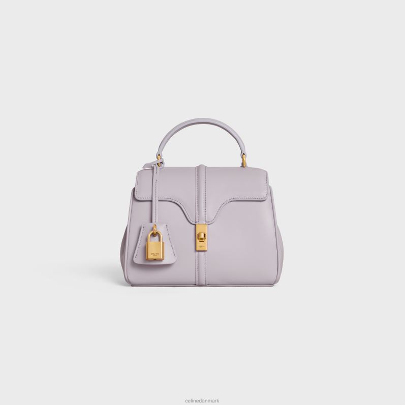 CELINE Kvinder mini 16 i satineret kalveskind F44FV133 tilbehør lys lilla